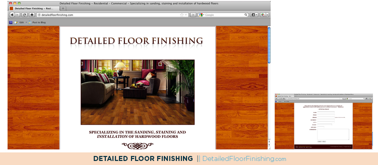 Detailed Floor Finishing